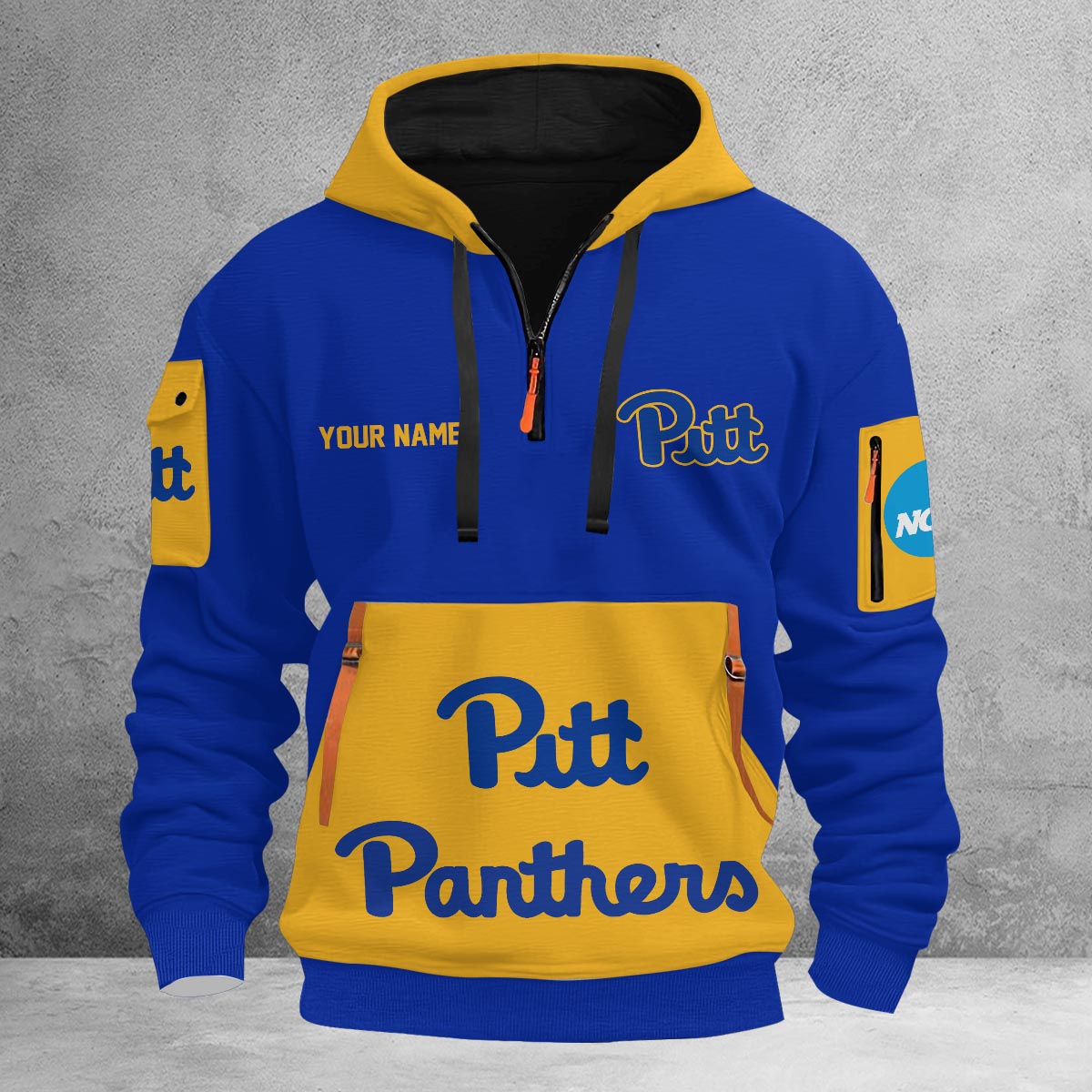 Sportswearmerch Pittsburgh Panthers NCAA Half Zip Hoodie Personalized For Fan