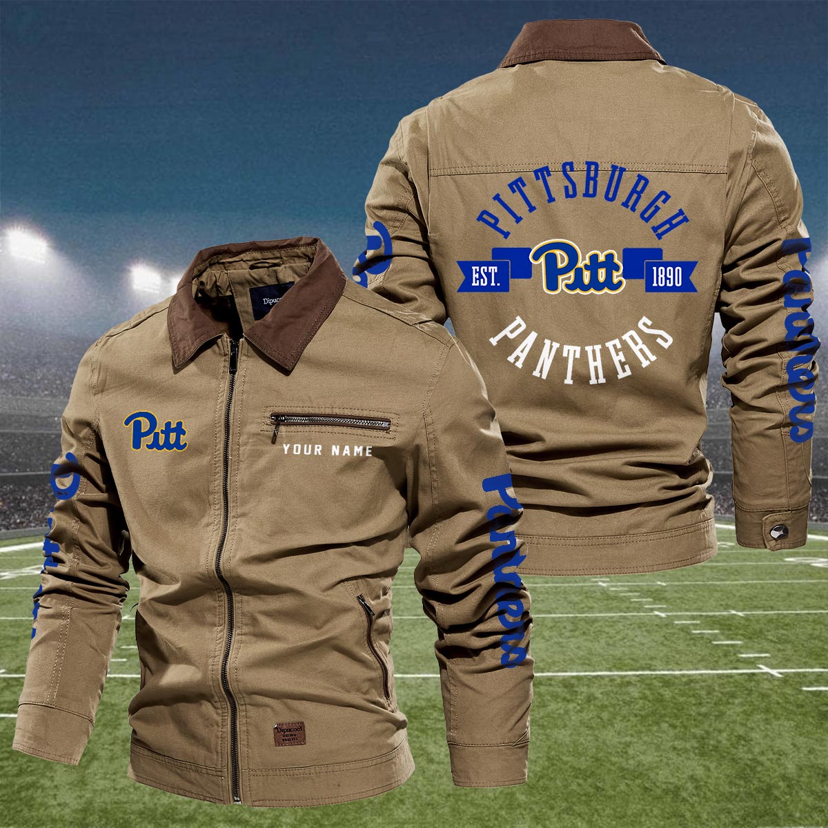 Sportswearmerch Pittsburgh Panthers NCAA Lapel Jacket For Fan