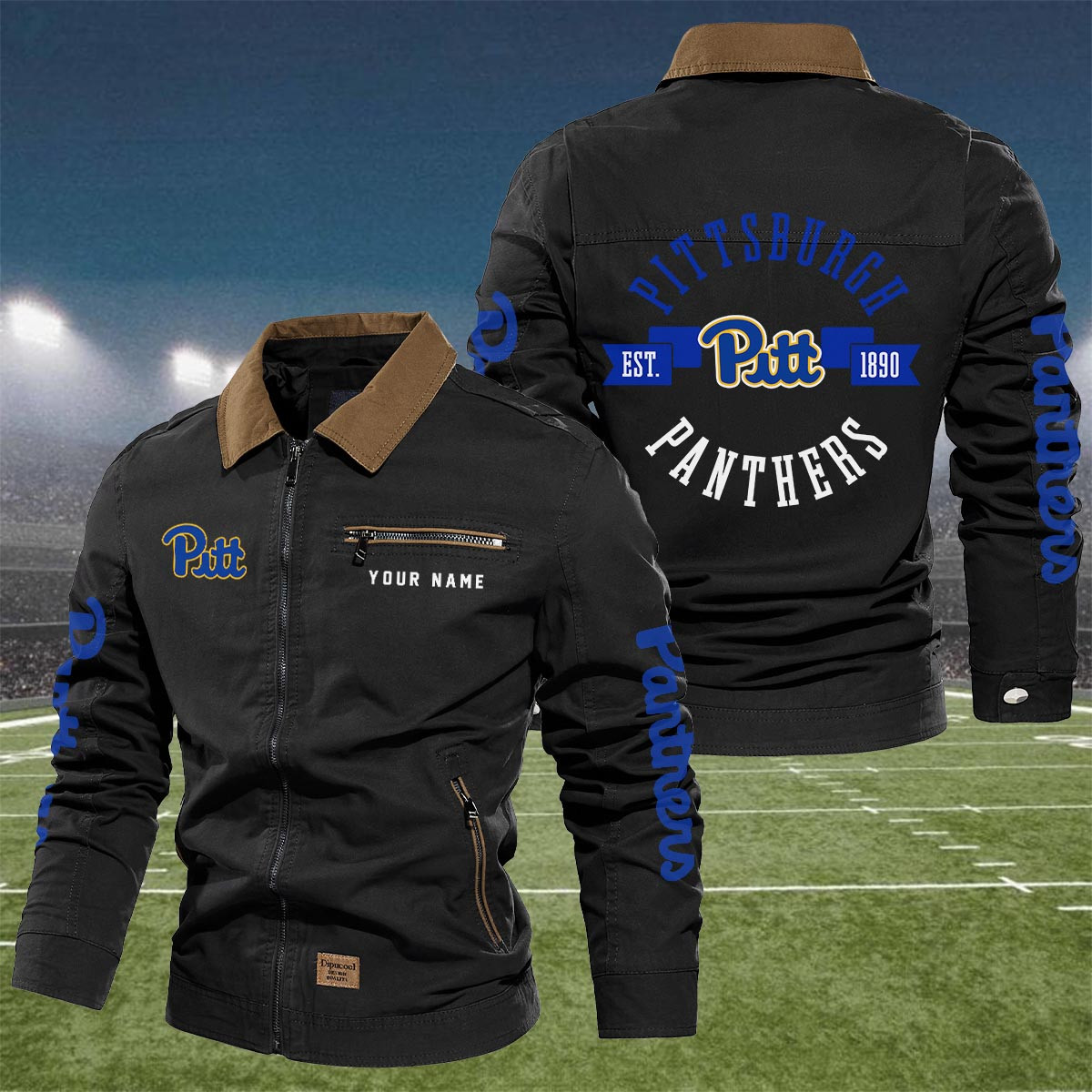 Sportswearmerch Pittsburgh Panthers NCAA Lapel Jacket For Fan