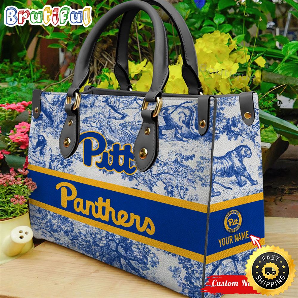 Sportswearmerch Pittsburgh Panthers NCAA Leather Handbag For Fan