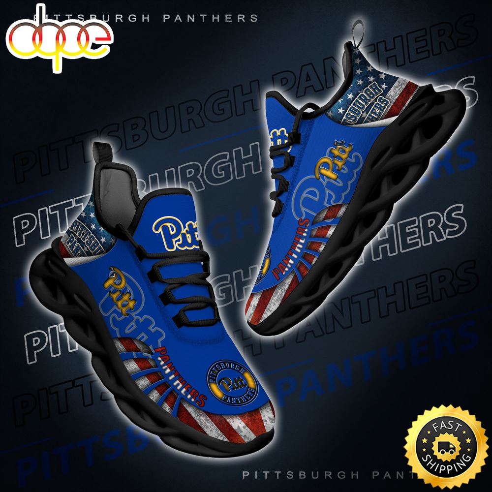 Sportswearmerch Pittsburgh Panthers NCAA Max Soul Shoes Sneakers For Men And Women