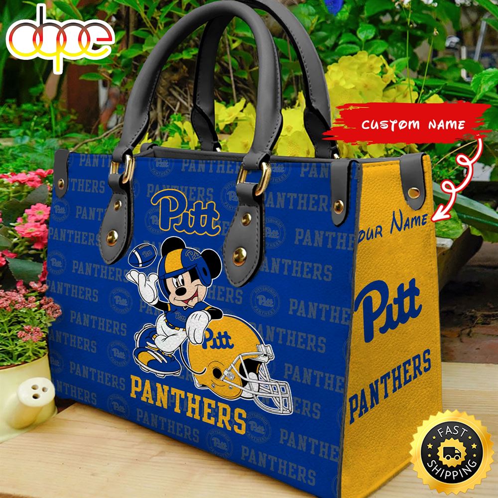 Sportswearmerch Pittsburgh Panthers NCAA Mickey Leather Bag For Fan