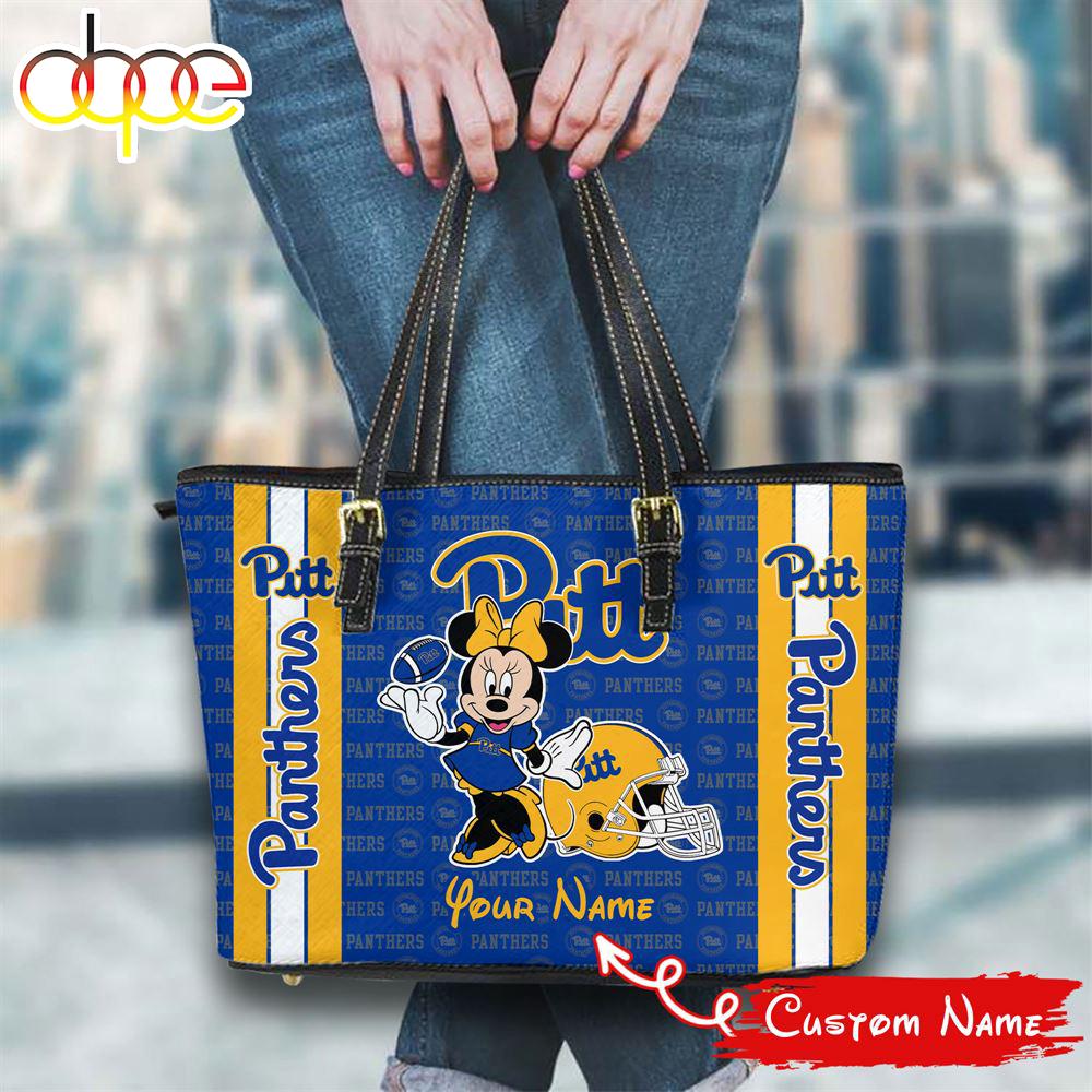 Sportswearmerch Pittsburgh Panthers NCAA Minnie Women Leather Tote Bag For Fan