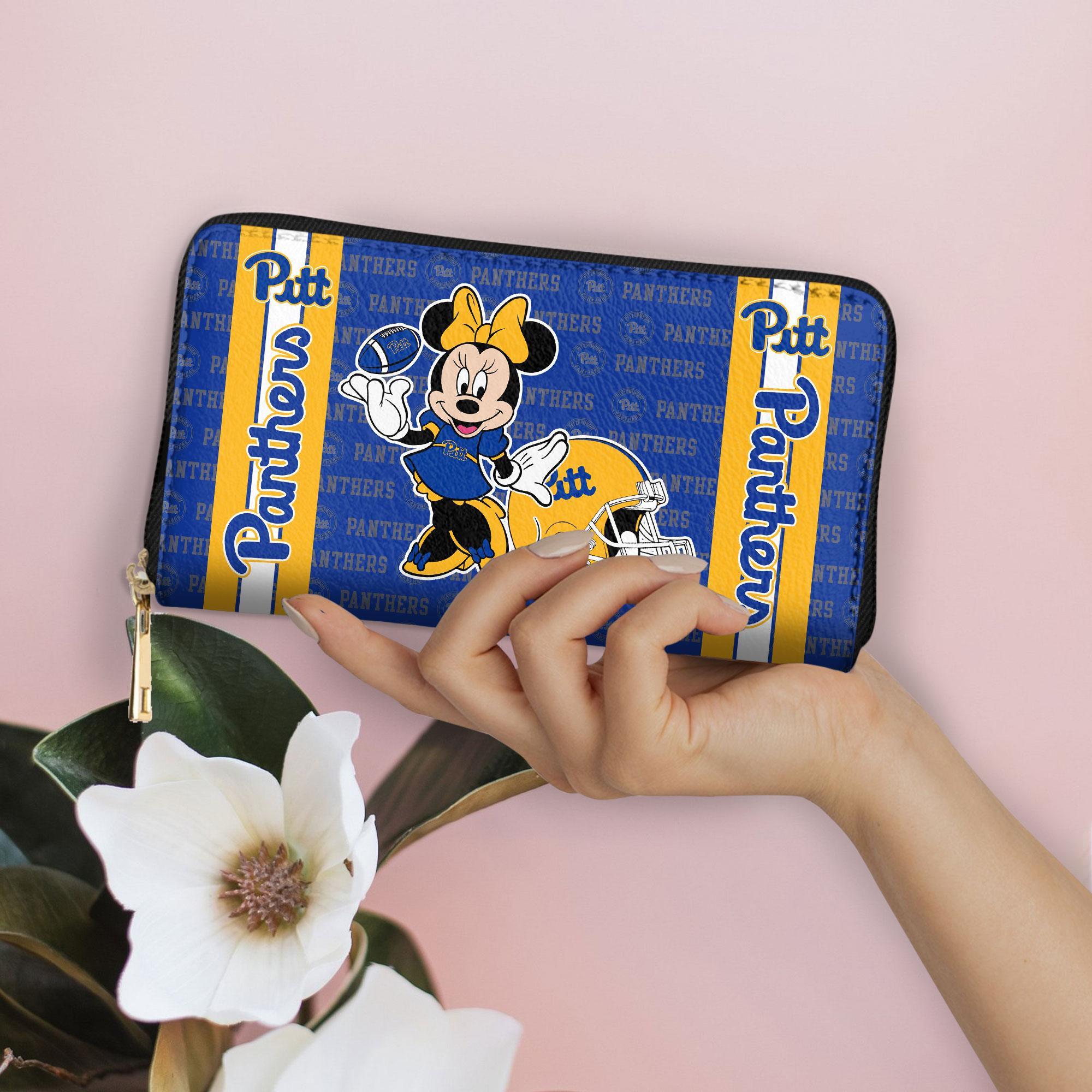 Sportswearmerch Pittsburgh Panthers NCAA x Minnie Women Leather Handbag For Fan