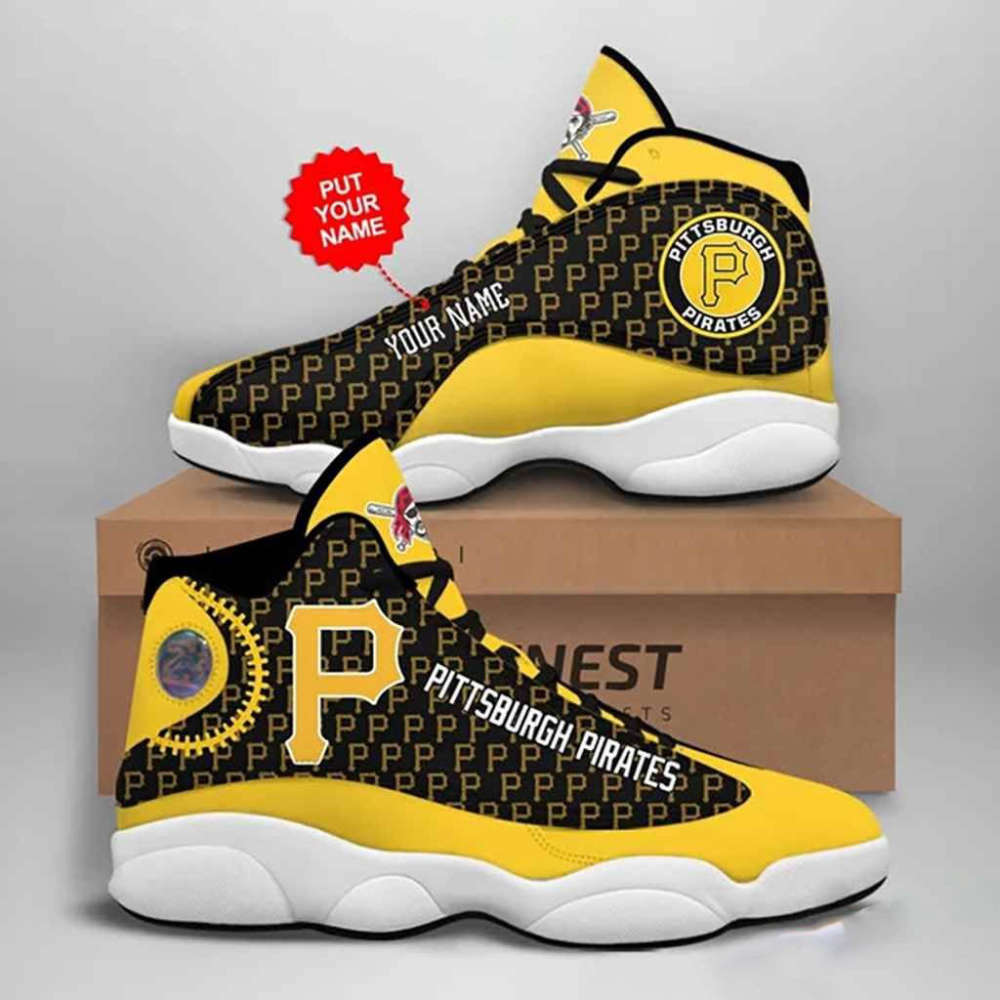 Sportswearmerch Pittsburgh Pirates MLB AJ13 Sneakers Shoes For Men And Women