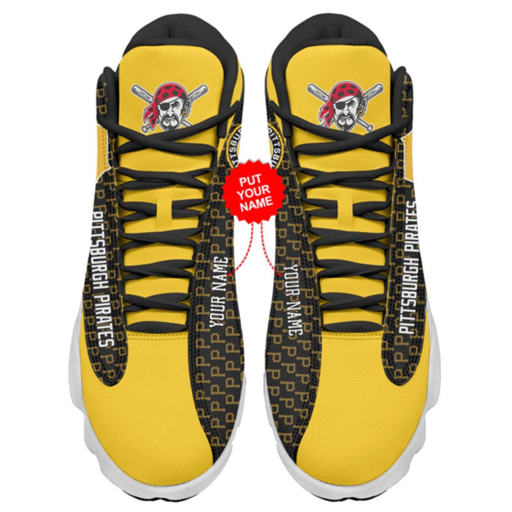 Sportswearmerch Pittsburgh Pirates MLB AJ13 Sneakers Shoes For Men And Women