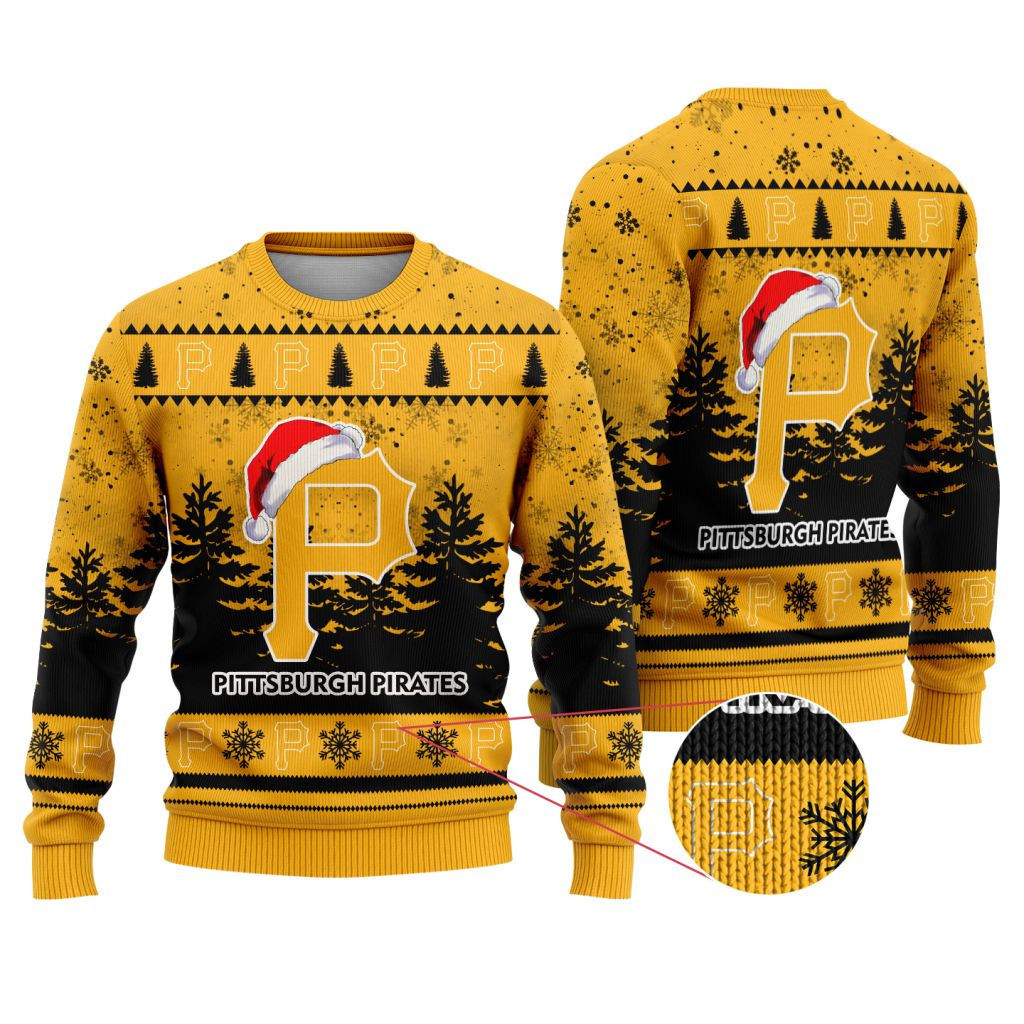 Sportswearmerch Pittsburgh Pirates MLB Funny Christmas Ugly Sweater For Fans