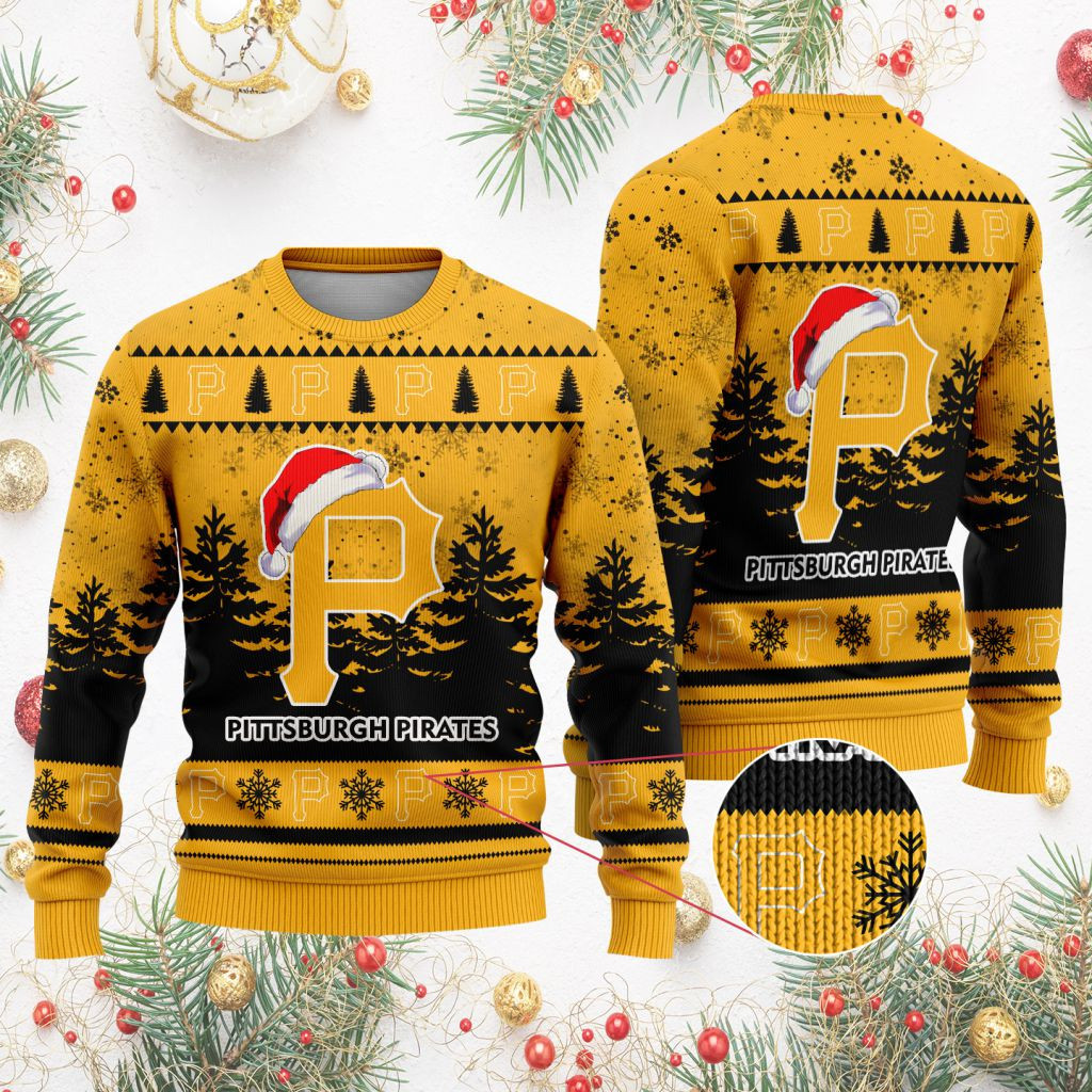 Sportswearmerch Pittsburgh Pirates MLB Funny Christmas Ugly Sweater For Fans
