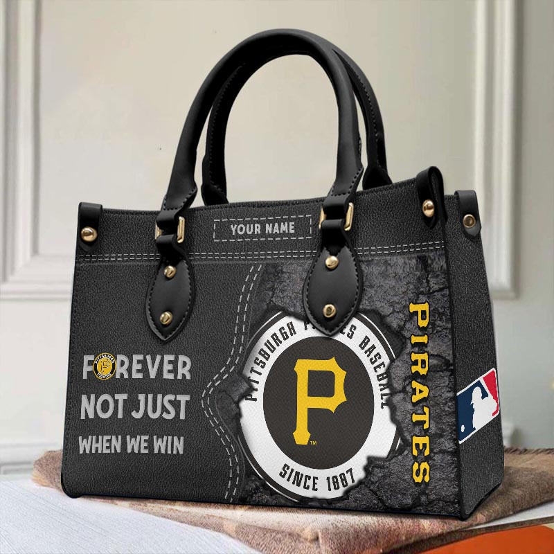 Sportswearmerch Pittsburgh Pirates MLB Leather Handbag For Fan