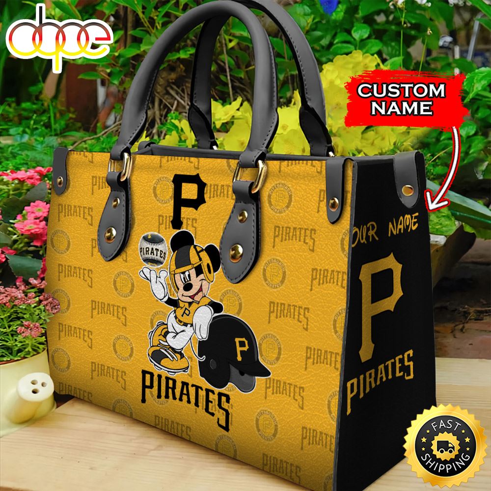 Sportswearmerch Pittsburgh Pirates MLB Mickey Leather Bag For Fan