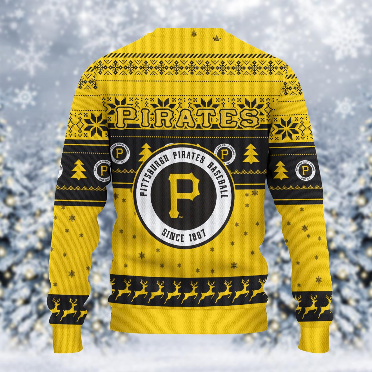 Sportswearmerch Pittsburgh Pirates MLB x Grinch Christmas Ugly Sweater For Fans