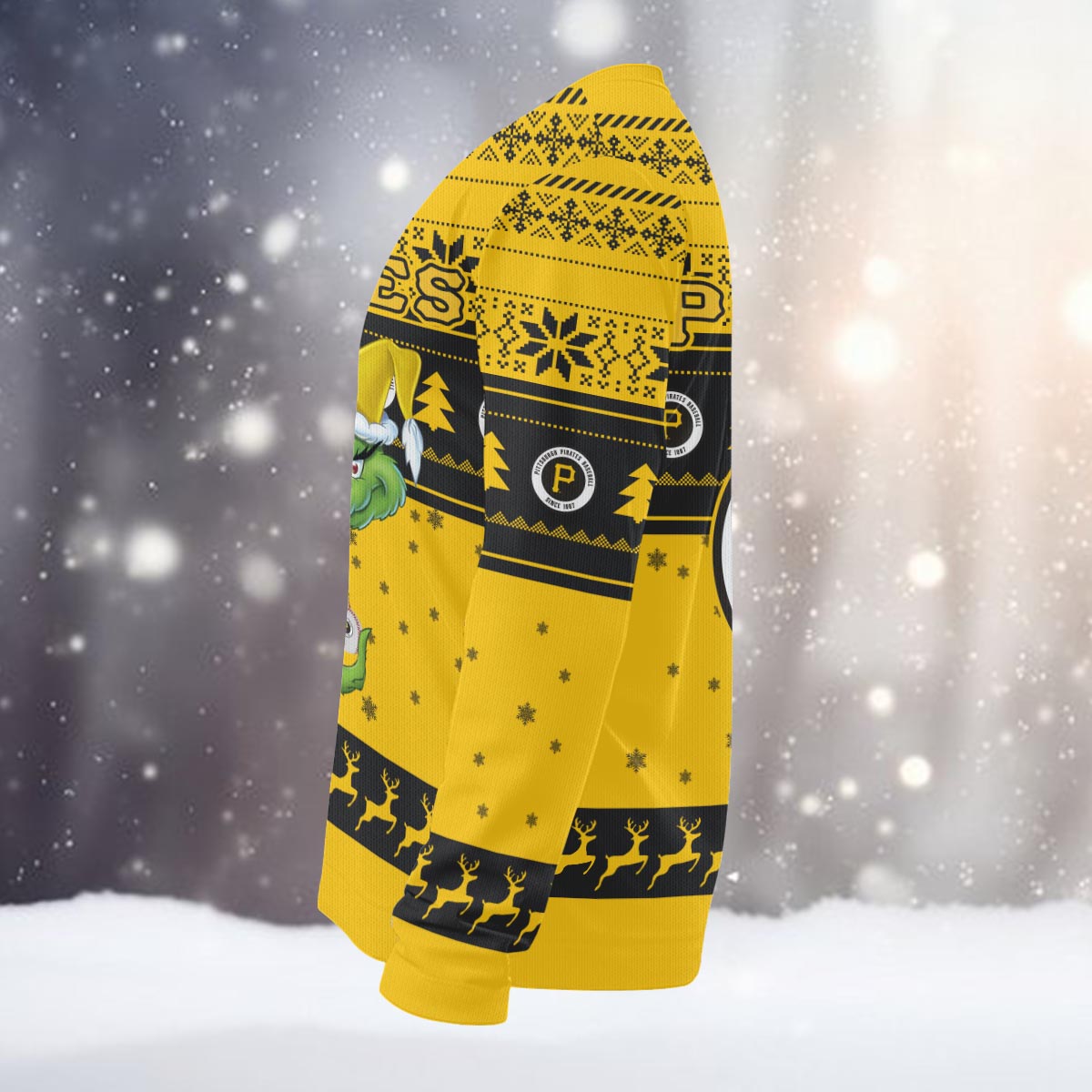 Sportswearmerch Pittsburgh Pirates MLB x Grinch Christmas Ugly Sweater For Fans