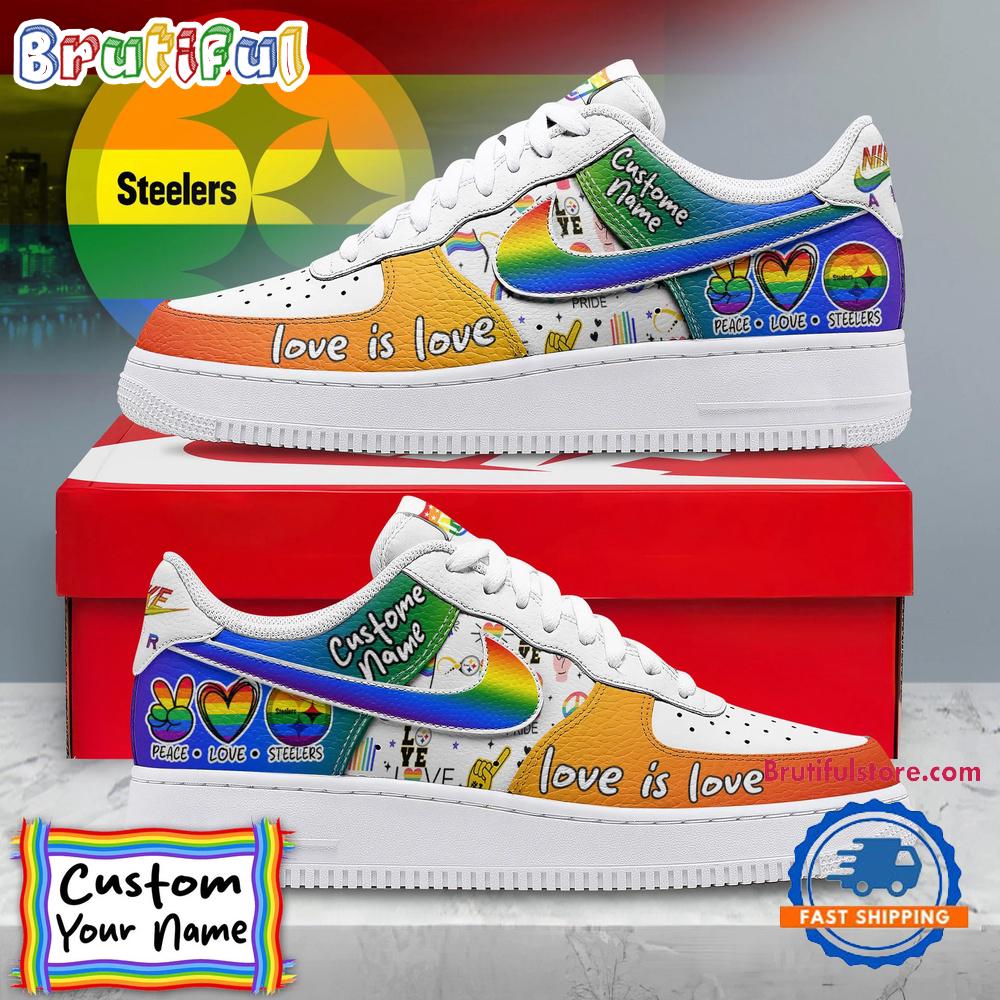 Sportswearmerch Pittsburgh Steelers NFL Air Low-Top Shoes For Men And Women