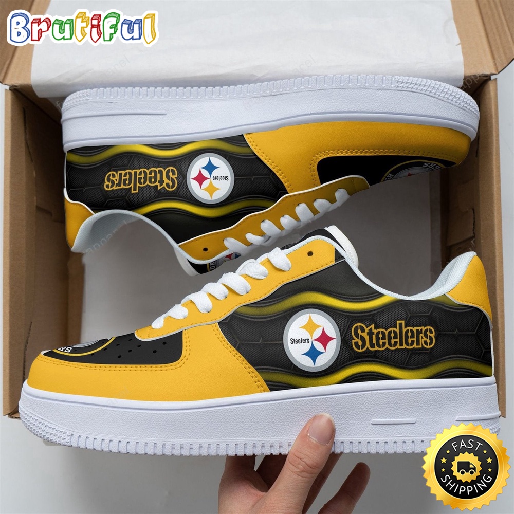 Sportswearmerch Pittsburgh Steelers NFL Air Low-Top Sneakers Shoes For Men And Women