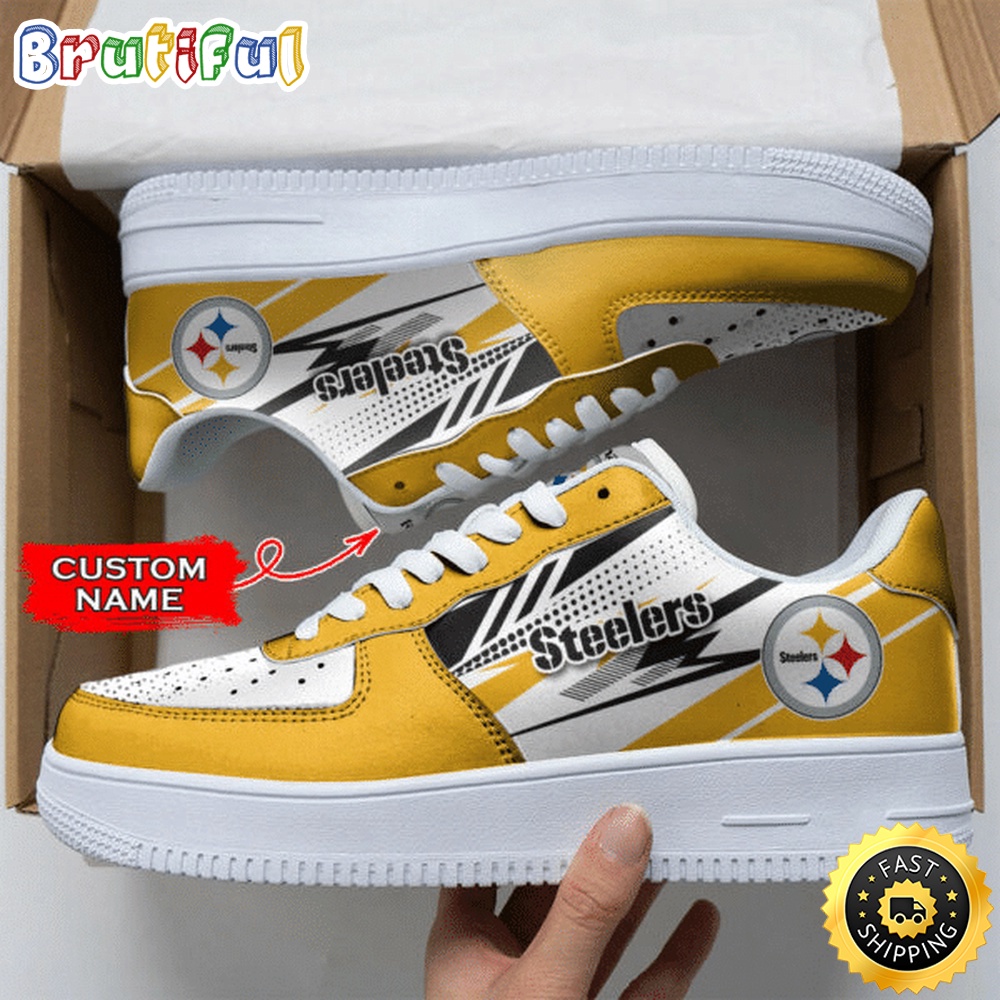 Sportswearmerch Pittsburgh Steelers NFL Air Low-Top Sneakers Shoes For Men And Women