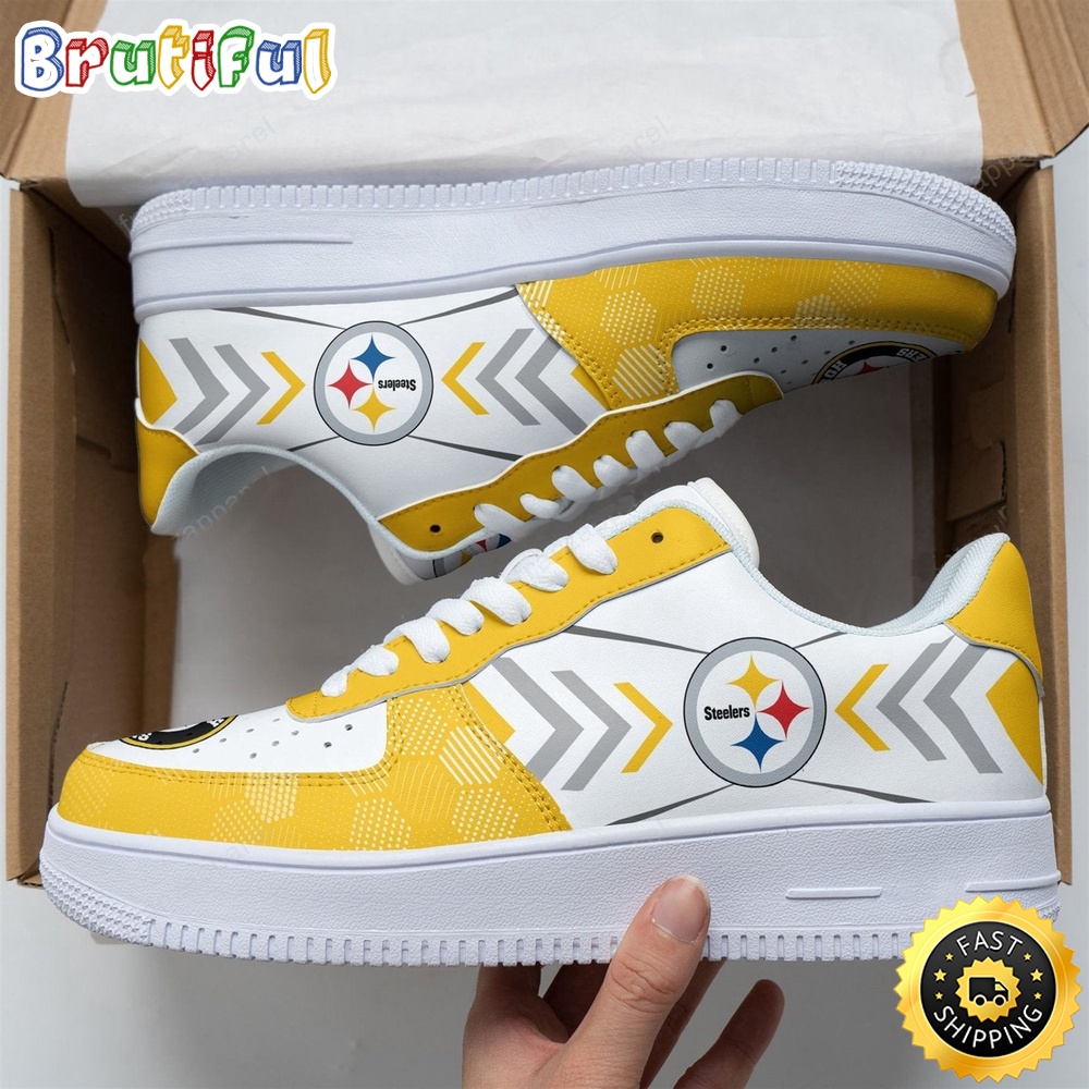 Sportswearmerch Pittsburgh Steelers NFL Air Low-Top Sneakers Shoes For Men And Women