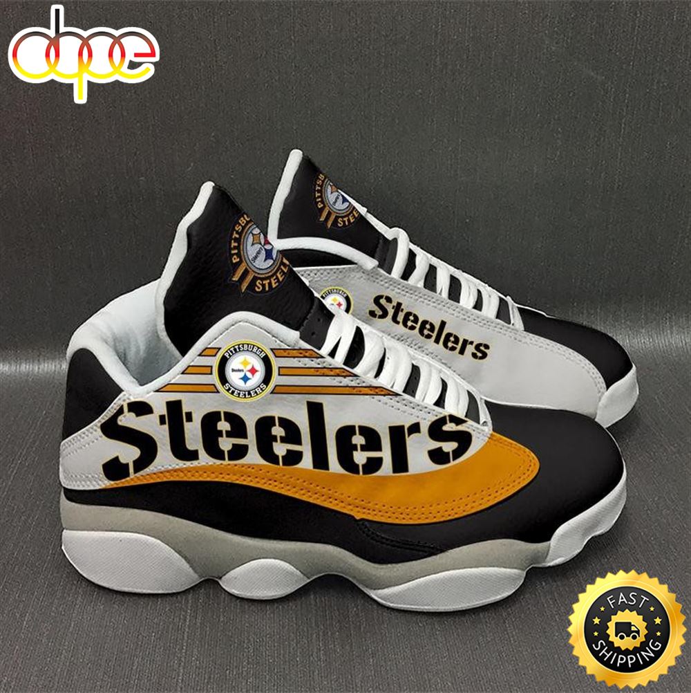 Sportswearmerch Pittsburgh Steelers NFL AJ13 Sneakers Shoes For Men And Women