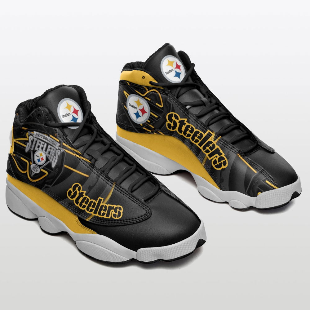 Sportswearmerch Pittsburgh Steelers NFL AJ13 Sneakers Shoes For Men And Women
