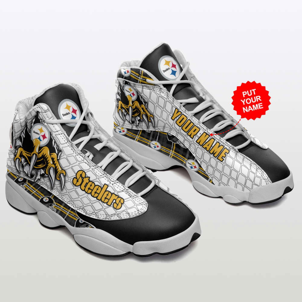 Sportswearmerch Pittsburgh Steelers NFL AJ13 Sneakers Shoes For Men And Women
