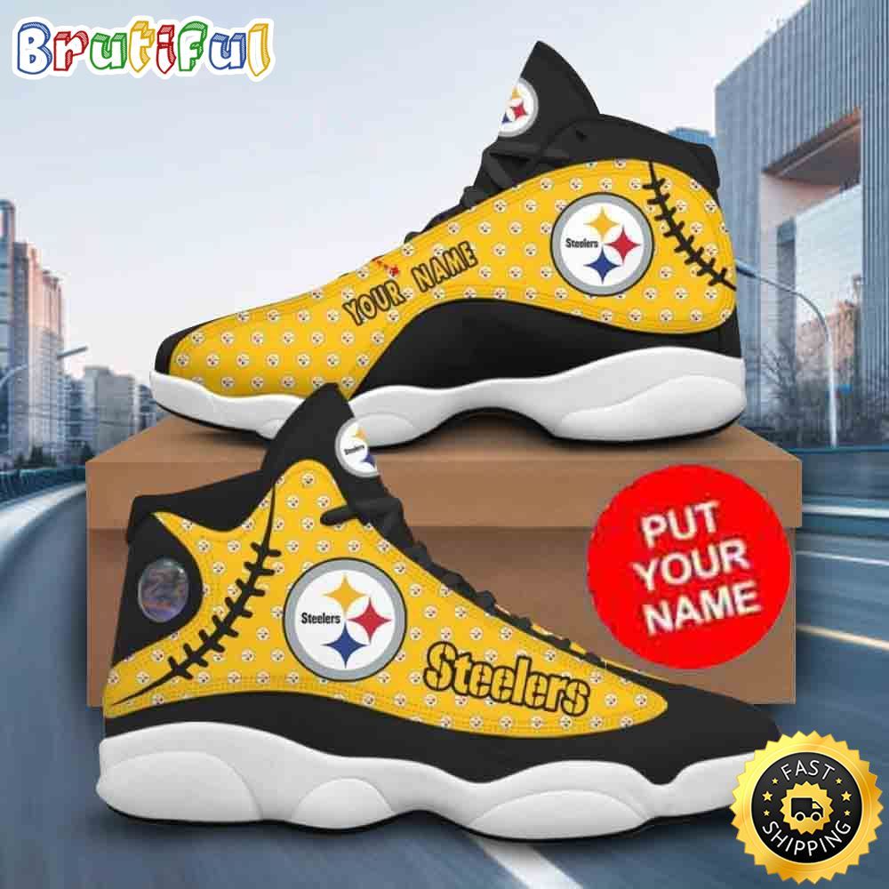Sportswearmerch Pittsburgh Steelers NFL AJ13 Sneakers Shoes For Men And Women