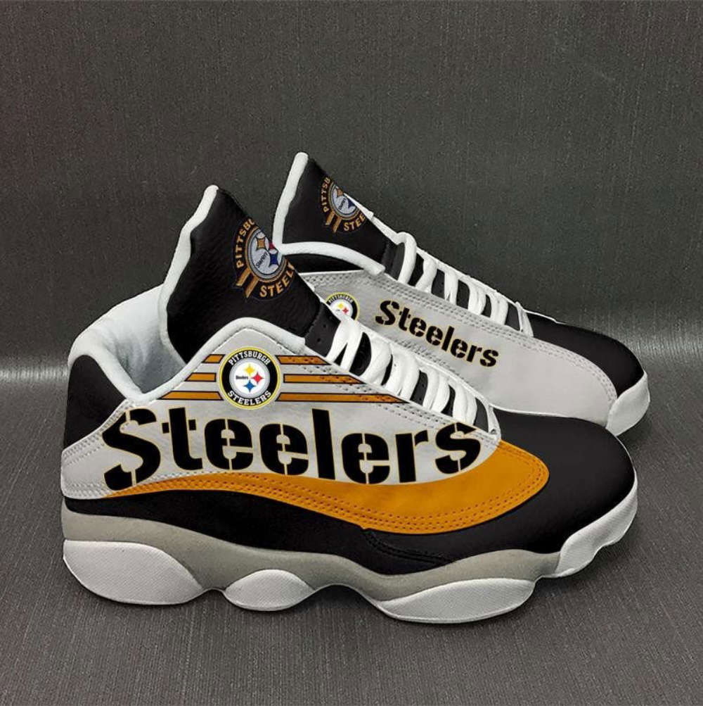 Sportswearmerch Pittsburgh Steelers NFL AJ13 Sneakers Shoes For Men And Women