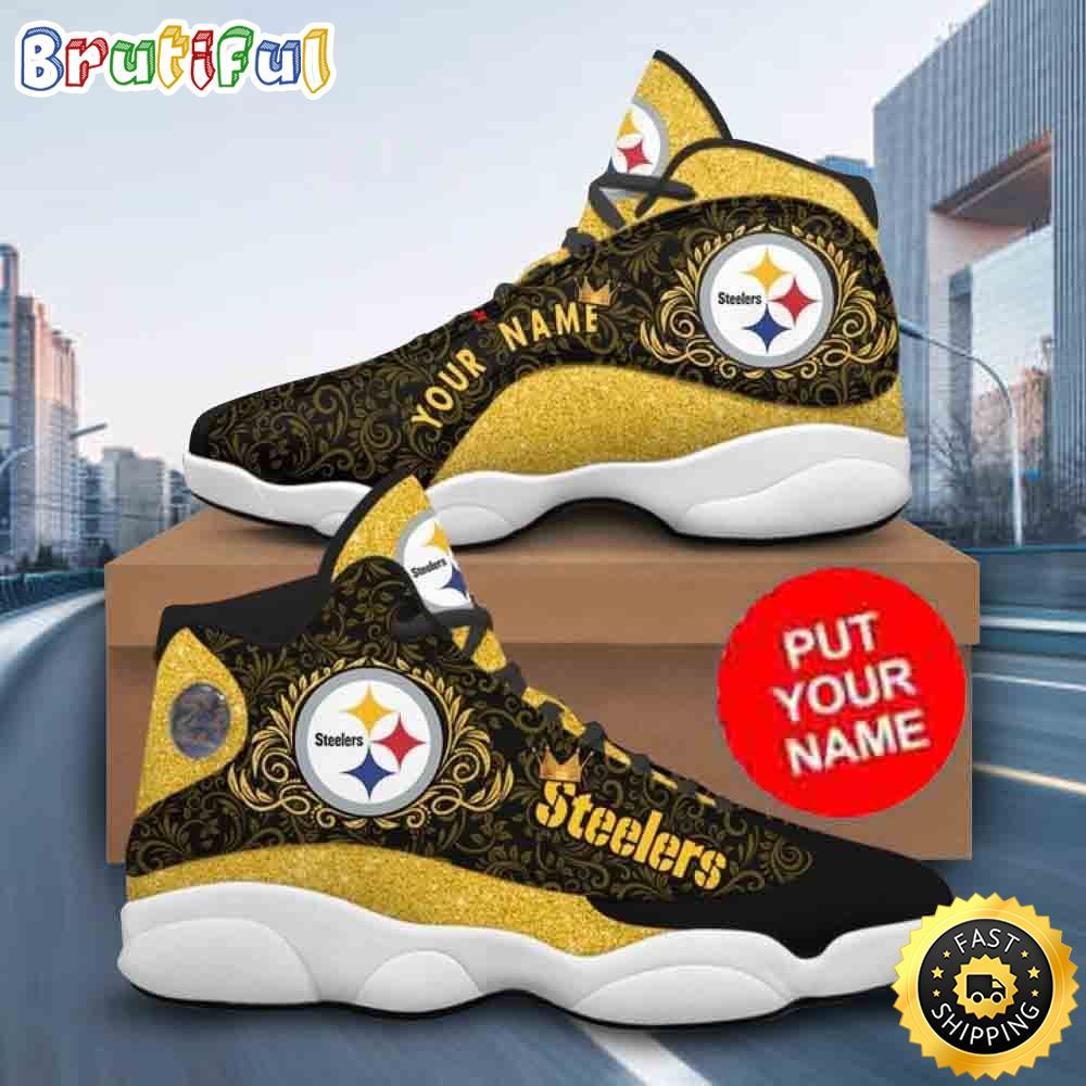 Sportswearmerch Pittsburgh Steelers NFL AJ13 Sneakers Shoes For Men And Women