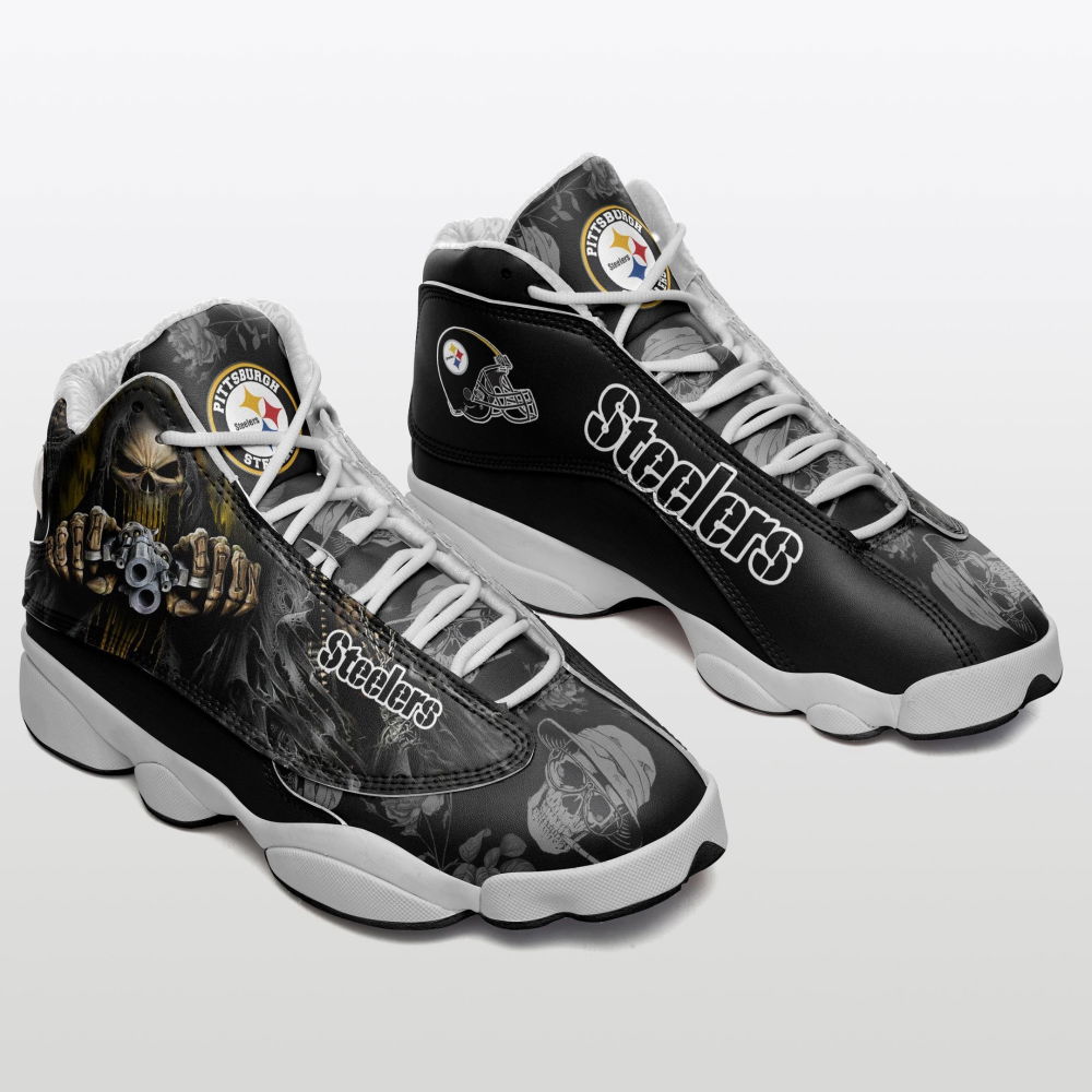 Sportswearmerch Pittsburgh Steelers NFL AJ13 Sneakers Shoes For Men And Women