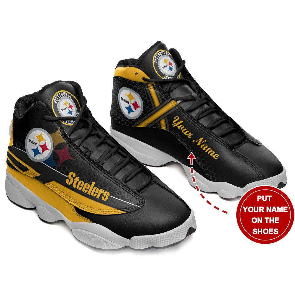 Sportswearmerch Pittsburgh Steelers NFL AJ13 Sneakers Shoes For Men And Women