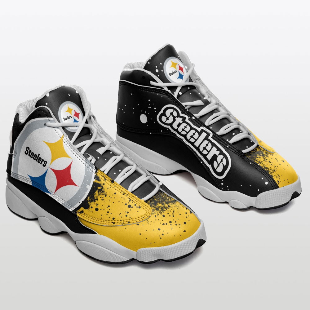 Sportswearmerch Pittsburgh Steelers NFL AJ13 Sneakers Shoes For Men And Women