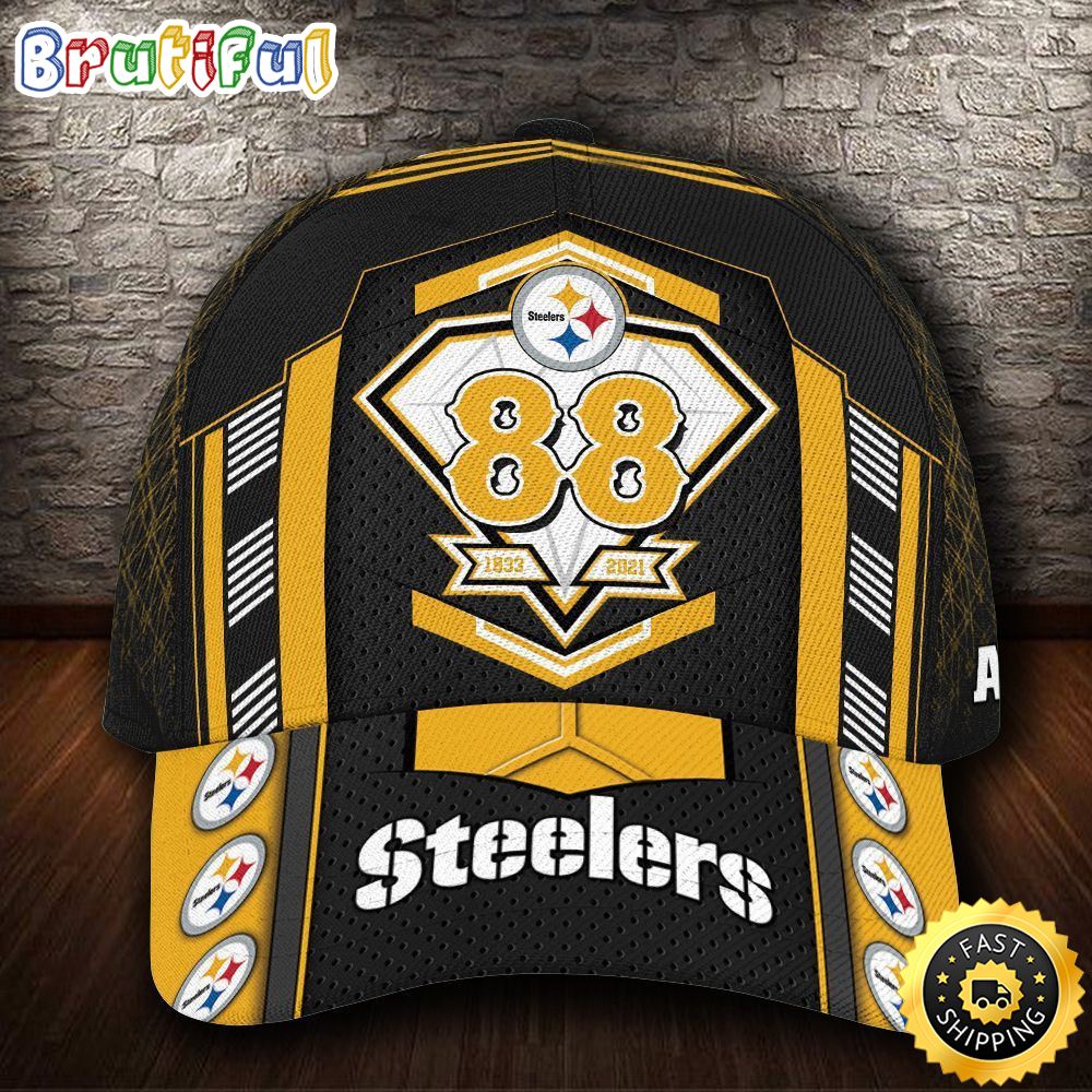 Sportswearmerch Pittsburgh Steelers NFL Anniversary 88 Year Classic Cap For Fan