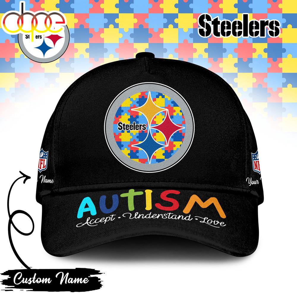 Sportswearmerch Pittsburgh Steelers NFL Autism Classic Cap For Fan