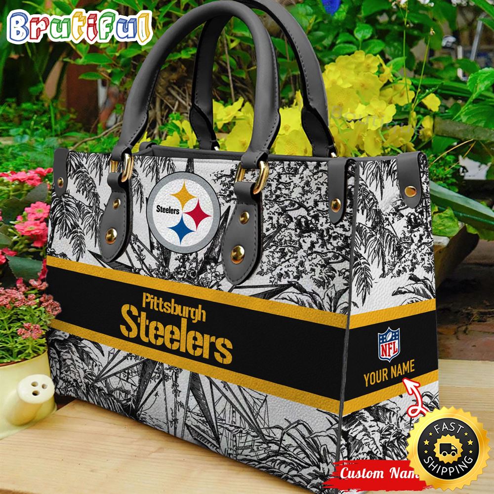 Sportswearmerch Pittsburgh Steelers NFL Leather Handbag For Fan