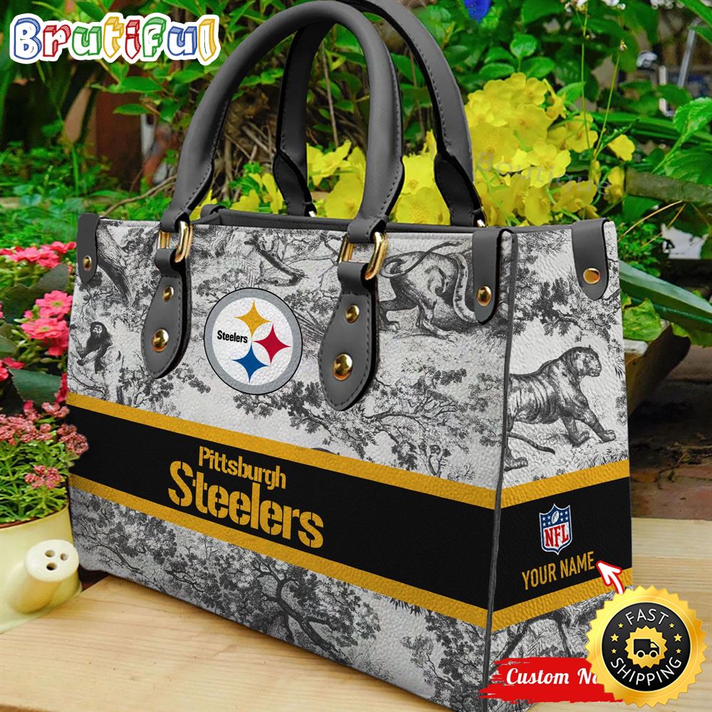 Sportswearmerch Pittsburgh Steelers NFL Leather Handbag For Fan