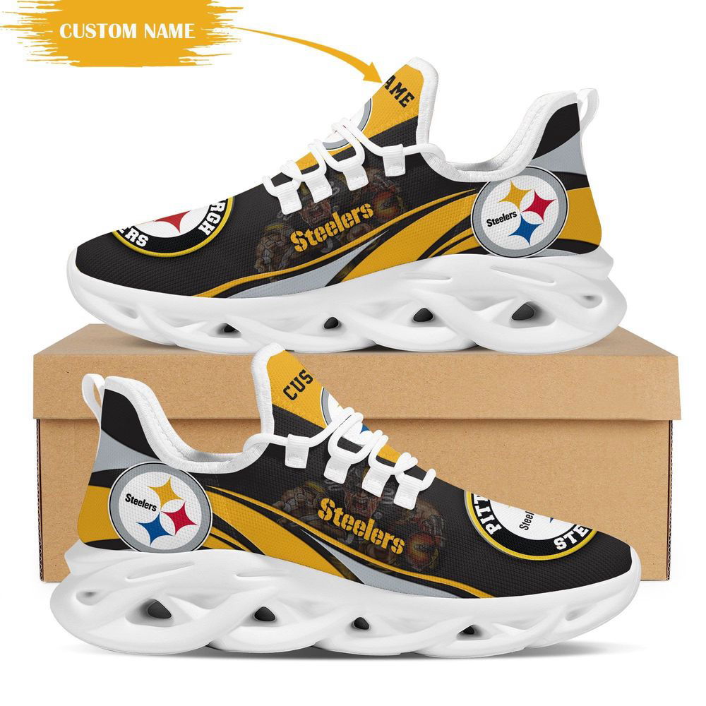 Sportswearmerch Pittsburgh Steelers NFL Max Soul Shoes Sneakers For Men And Women