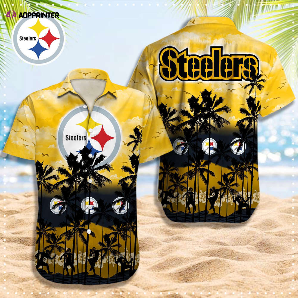 Sportswearmerch Pittsburgh Steelers NFL Personalized Hawaiian Shirt For Fan