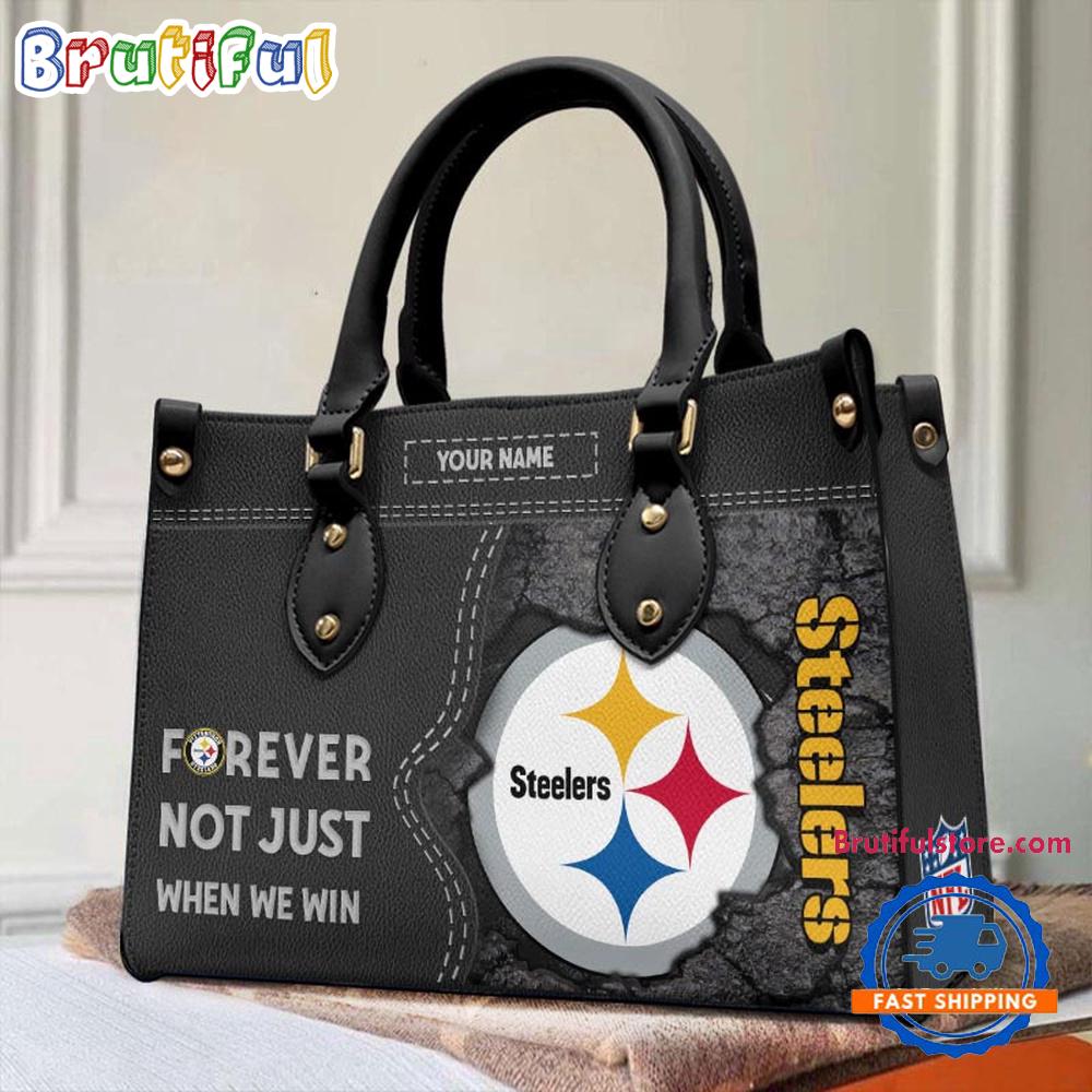 Sportswearmerch Pittsburgh Steelers NFL Women's Leather Bag For Fan