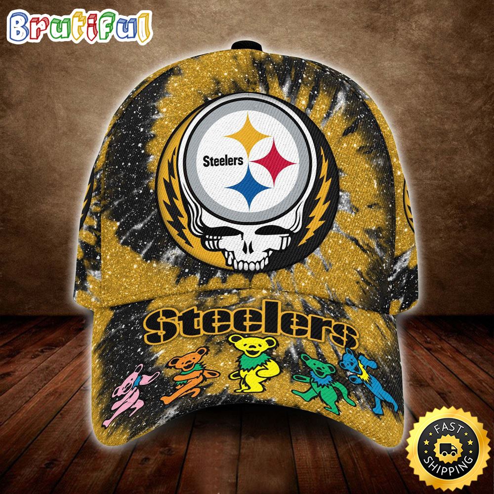 Sportswearmerch Pittsburgh Steelers NFL x Grateful Dead Classic Cap For Fan