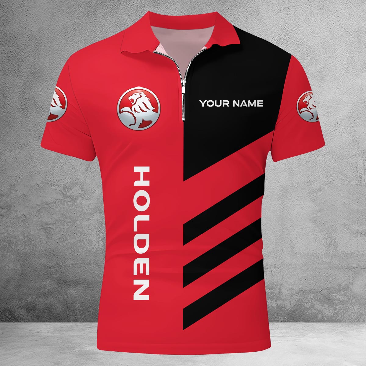 Sportswearmerch Pontiac GTO Car Lapel Zip Polo Shirt For Fan