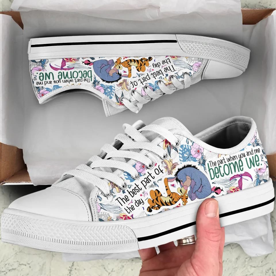 Sportswearmerch Pooh Winnie The Pooh Low Top Canvas Sneakers Shoes For Men And Women
