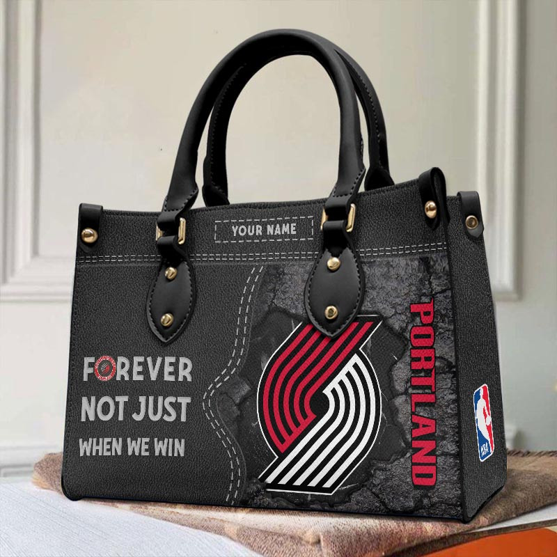 Sportswearmerch Portland Trail Blazers NBA Leather Handbag For Fan
