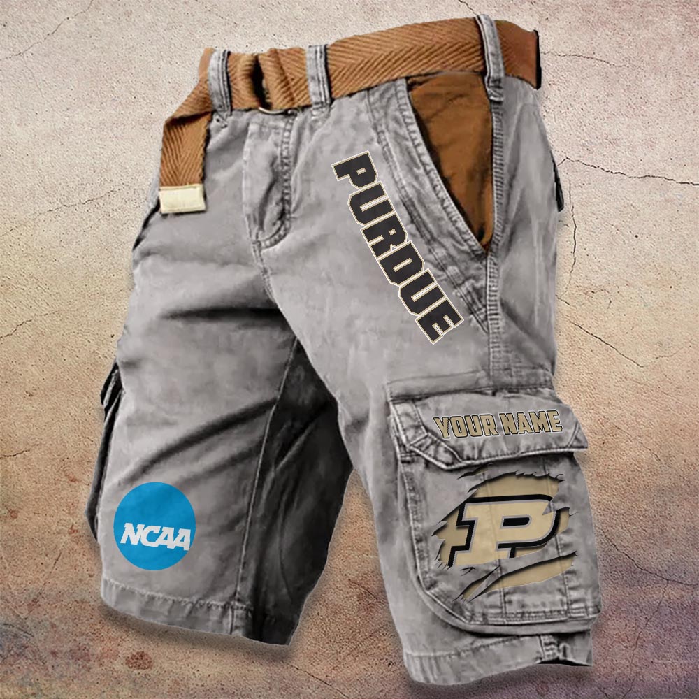 Sportswearmerch Purdue Boilermakers NCAA Denim Short For Fan