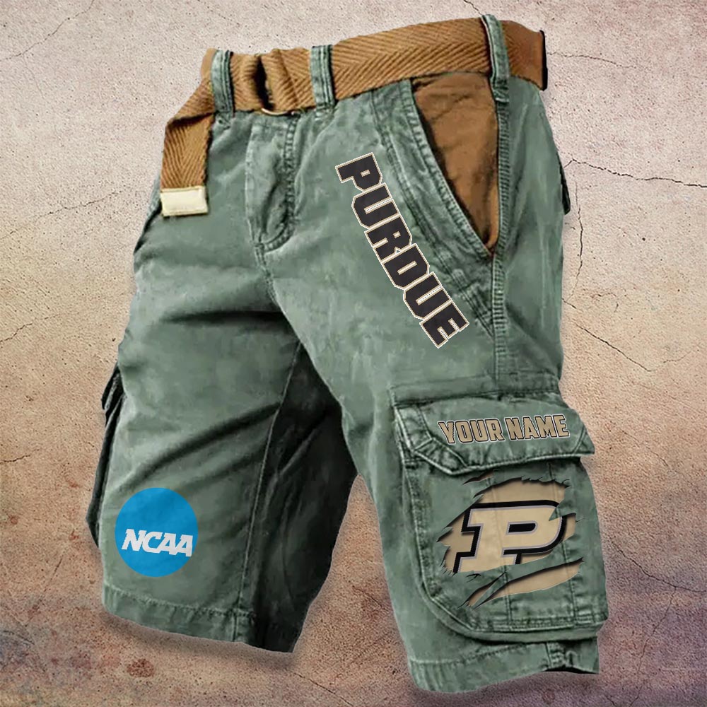 Sportswearmerch Purdue Boilermakers NCAA Denim Short For Fan