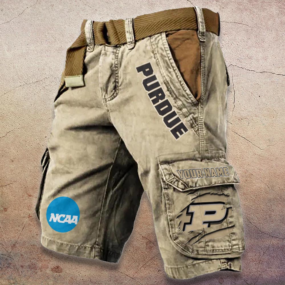 Sportswearmerch Purdue Boilermakers NCAA Denim Short For Fan