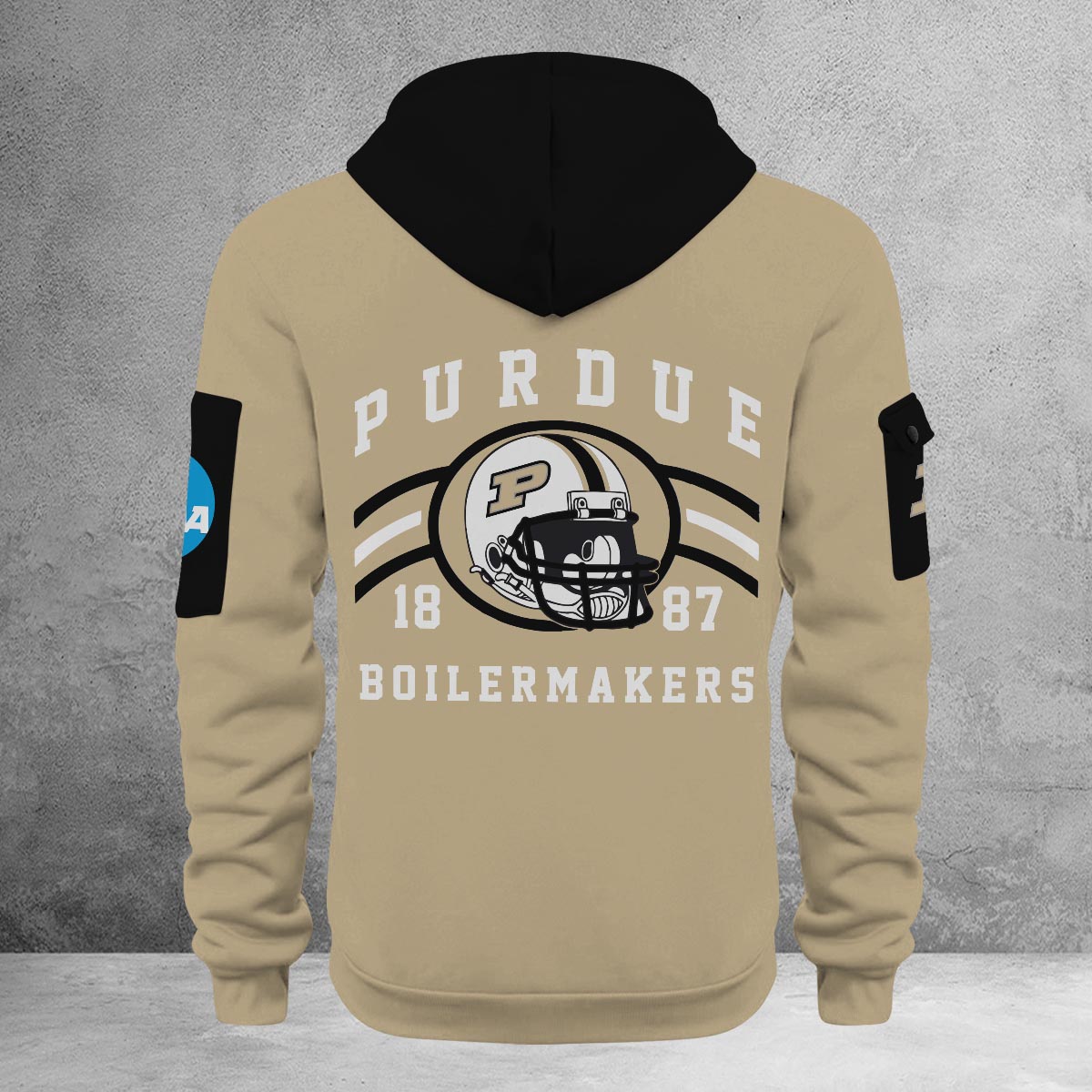 Sportswearmerch Purdue Boilermakers NCAA Half Zip Hoodie Personalized For Fan