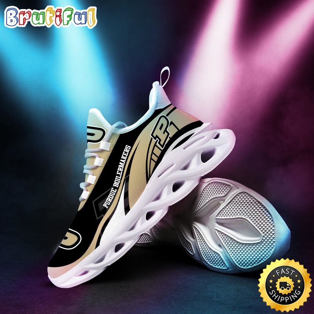 Sportswearmerch Purdue Boilermakers NCAA Sneakers Max Soul Shoes For Fan