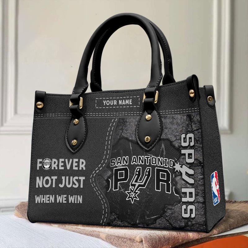 Sportswearmerch San Antonio Spurs NBA Leather Handbag For Fan