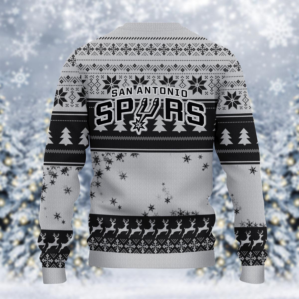 Sportswearmerch San Antonio Spurs NBA x Grinch Christmas Ugly Sweater For Fans