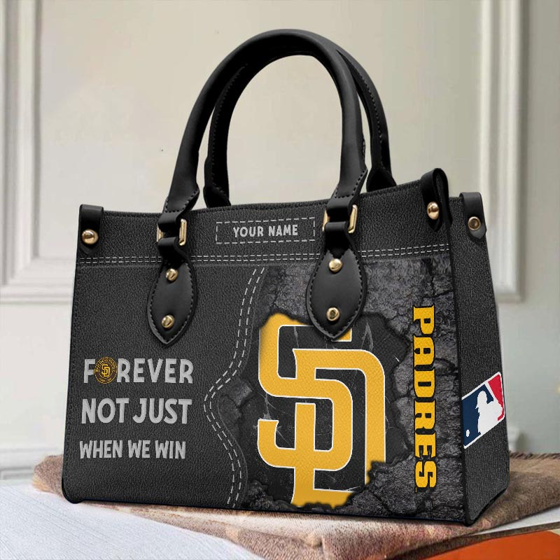 Sportswearmerch San Diego Padres MLB Leather Handbag For Fan