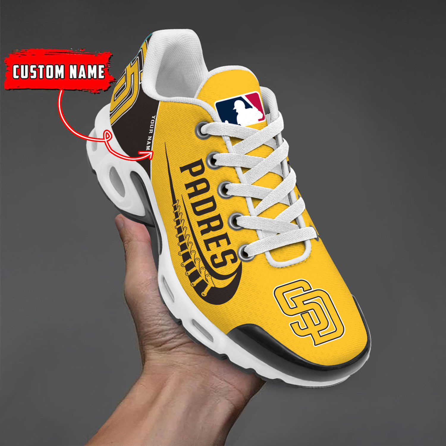 Sportswearmerch San Diego Padres MLB TN Shoes Sneakers For Men And Women