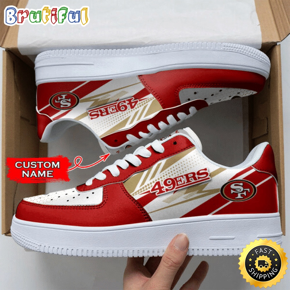 Sportswearmerch San Francisco 49ers NFL Air Low-Top Shoes For Men And Women